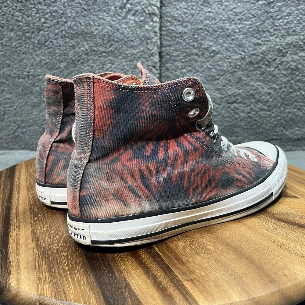 Converse Chuck Taylor All Star Hi‎ Tie Dye Blue Red Coral Size 8 Men's